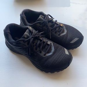 All Black Brooks Ghost 12 size 9W